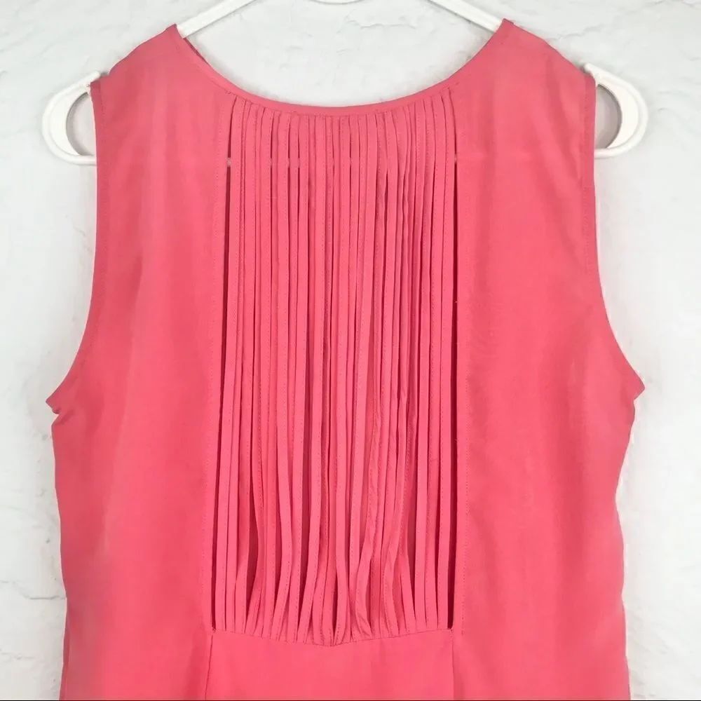 Zara Basic Pink String Back Sleeveless Shift Dress - Picture 5 of 10